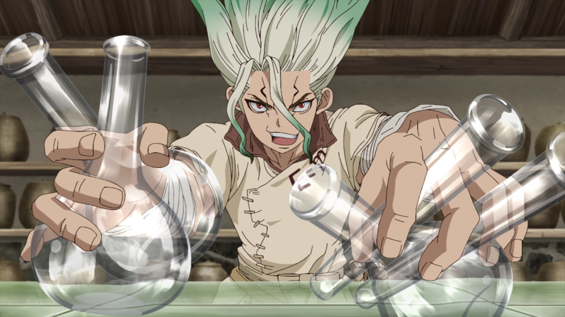 海外の反応 Dr Stone 13話 金狼がめっちゃ輝いていた 演出も熱くて最高だったな あにめりあ 海外の反応まとめ